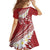Polynesian Vintage Floral Family Matching Tank Maxi Dress and Hawaiian Shirt Scarlet Motifs - Polynesian Pride