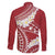 Polynesian Vintage Floral Family Matching Tank Maxi Dress and Hawaiian Shirt Scarlet Motifs - Polynesian Pride