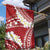 Polynesian Vintage Floral Garden Flag Scarlet Motifs - Polynesian Pride