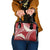 Polynesian Vintage Floral Shoulder Handbag Scarlet Motifs - Polynesian Pride
