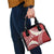 Polynesian Vintage Floral Shoulder Handbag Scarlet Motifs - Polynesian Pride