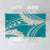 Polynesian Vintage Floral Tablecloth Teal Motifs - Polynesian Pride