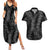 Hawaii Plumeria Lei Couples Matching Summer Maxi Dress and Hawaiian Shirt Aloha Festive Vibe