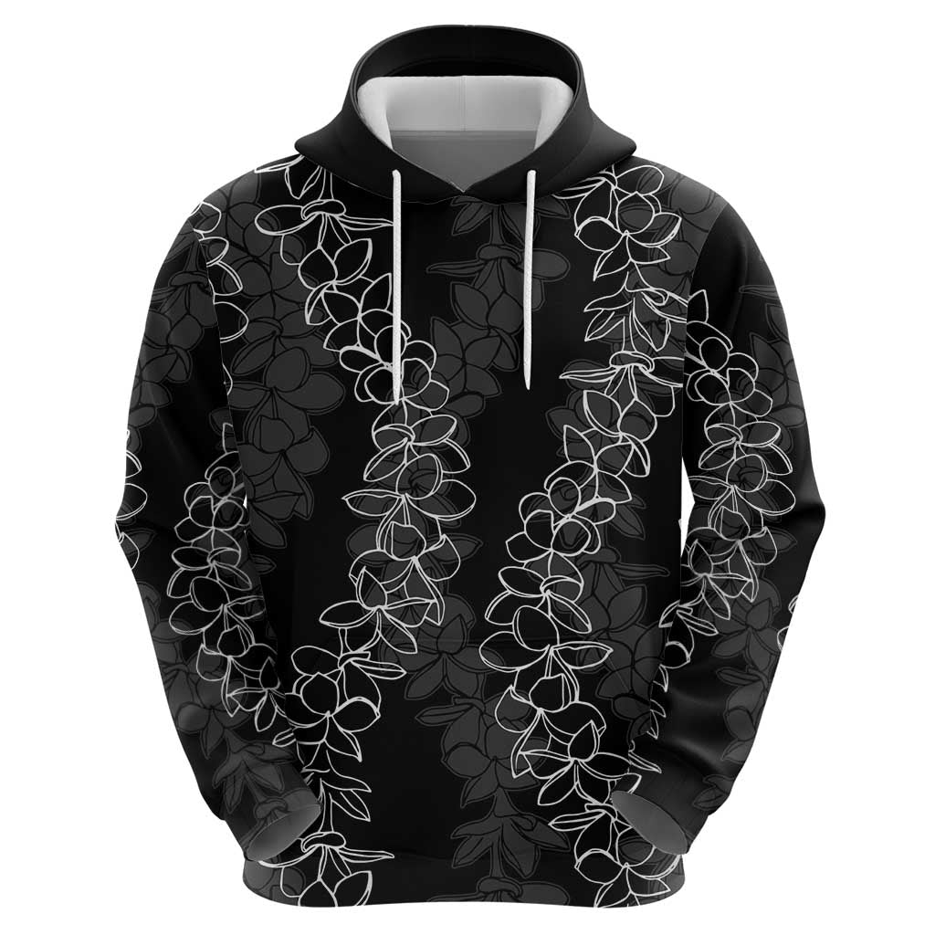Hawaii Plumeria Lei Hoodie Aloha Festive Vibe