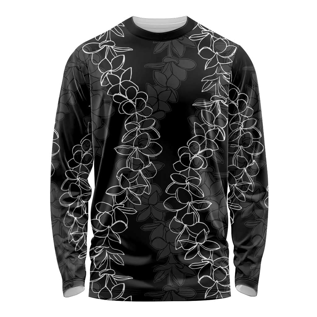 Hawaii Plumeria Lei Long Sleeve Shirt Aloha Festive Vibe
