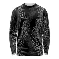 Hawaii Plumeria Lei Long Sleeve Shirt Aloha Festive Vibe