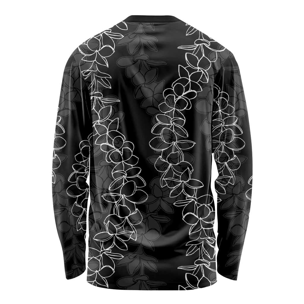Hawaii Plumeria Lei Long Sleeve Shirt Aloha Festive Vibe