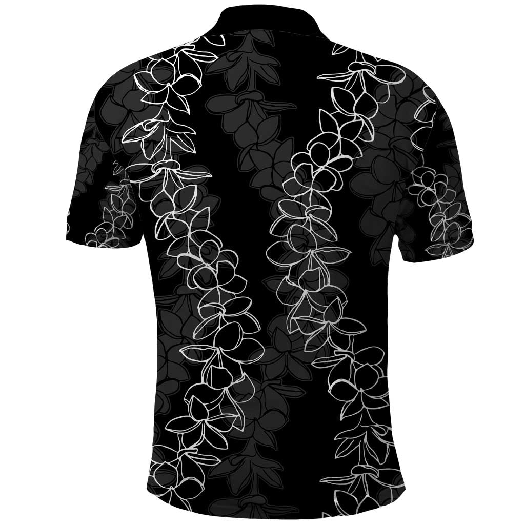 Hawaii Plumeria Lei Polo Shirt Aloha Festive Vibe