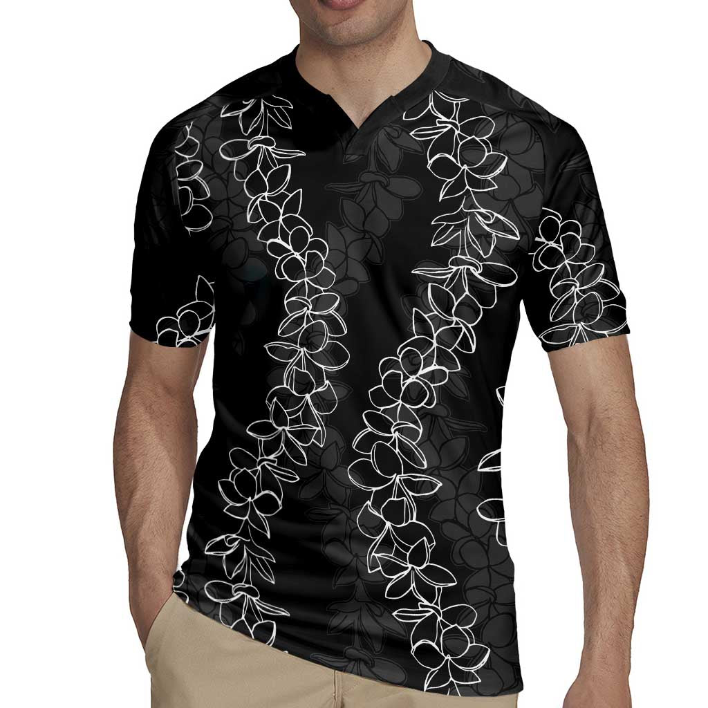 Hawaii Plumeria Lei Rugby Jersey Aloha Festive Vibe