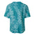 Hawaii Plumeria Lei Baseball Jersey Aloha Festive Vibe - Teal