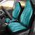 Hawaii Plumeria Lei Car Seat Cover Aloha Festive Vibe - Teal