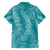 Hawaii Plumeria Lei Family Matching Puletasi and Hawaiian Shirt Aloha Festive Vibe - Teal