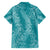 Hawaii Plumeria Lei Family Matching Tank Maxi Dress and Hawaiian Shirt Aloha Festive Vibe - Teal