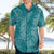 Hawaii Plumeria Lei Hawaiian Shirt Aloha Festive Vibe - Teal