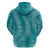 Hawaii Plumeria Lei Hoodie Aloha Festive Vibe - Teal