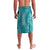 Hawaii Plumeria Lei Lavalava Aloha Festive Vibe - Teal