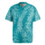 Hawaii Plumeria Lei Rugby Jersey Aloha Festive Vibe - Teal