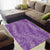 Hawaii Plumeria Lei Area Rug Aloha Festive Vibe - Violet