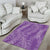 Hawaii Plumeria Lei Area Rug Aloha Festive Vibe - Violet