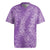 Hawaii Plumeria Lei Rugby Jersey Aloha Festive Vibe - Violet