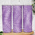 Hawaii Plumeria Lei Skinny Tumbler Aloha Festive Vibe - Violet