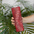 Hawaii Plumeria Lei Skinny Tumbler Aloha Festive Vibe - Crimson