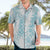 Hawaii Plumeria Lei Hawaiian Shirt Aloha Festive Vibe - Turquoise