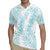 Hawaii Plumeria Lei Rugby Jersey Aloha Festive Vibe - Turquoise