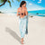 Hawaii Plumeria Lei Sarong Aloha Festive Vibe - Turquoise