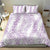 Hawaii Plumeria Lei Bedding Set Aloha Festive Vibe - Amethyst