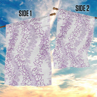 Hawaii Plumeria Lei Garden Flag Aloha Festive Vibe - Amethyst