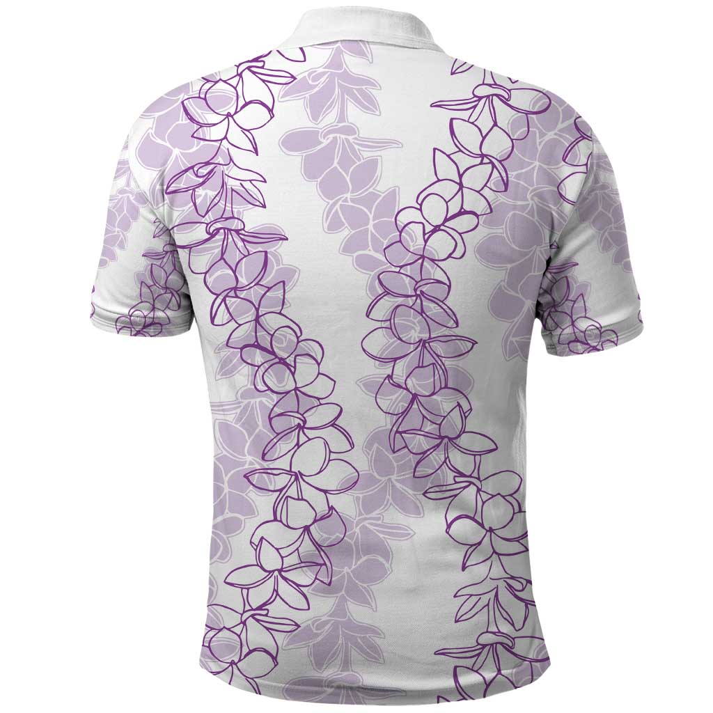 Hawaii Plumeria Lei Aloha Festive – Polo Shirt – Amethyst LT7 - Polynesian Pride