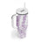 Hawaii Plumeria Lei Tumbler With Handle Aloha Festive Vibe - Amethyst