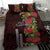 Hawaii Mele Kalikimaka Kakau Bedding Set I'iwi Bird on Ohia Lehua