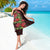 Hawaii Mele Kalikimaka Kakau Sarong I'iwi Bird on Ohia Lehua