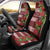 Hawaii Christmas Mele Kalikimaka Car Seat Cover I'iwi Bird on Ohia Lehua