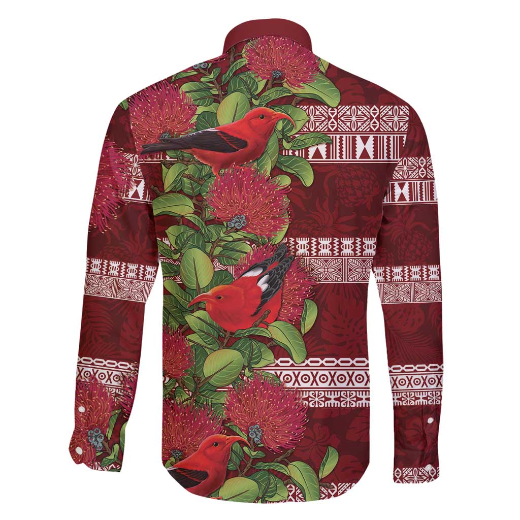 Hawaii Christmas Mele Kalikimaka Family Matching Puletasi and Hawaiian Shirt I'iwi Bird on Ohia Lehua LT7 - Polynesian Pride