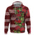 Hawaii Christmas Mele Kalikimaka Hoodie I'iwi Bird on Ohia Lehua