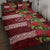 Hawaii Christmas Mele Kalikimaka Quilt Bed Set I'iwi Bird on Ohia Lehua