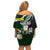 Custom South Africa Mix New Zealand Rugby 2023 Off Shoulder Short Dress World Cup Greatest Rivalry LT7 - Polynesian Pride