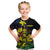 New Caledonia Kanaky Personalized Kid T Shirt Fleche Faitiere - Plumeria