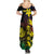 New Caledonia Kanaky Personalized Summer Maxi Dress Fleche Faitiere - Plumeria