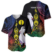 New Caledonia Kanaky Personalized Baseball Jersey Fleche Faitiere Mix Kagu
