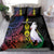 New Caledonia Kanaky Personalized Bedding Set Fleche Faitiere Mix Kagu