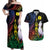 New Caledonia Kanaky Personalized Couples Matching Off Shoulder Maxi Dress and Hawaiian Shirt Fleche Faitiere Mix Kagu