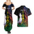 New Caledonia Kanaky Personalized Couples Matching Summer Maxi Dress and Hawaiian Shirt Fleche Faitiere Mix Kagu