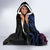 New Caledonia Kanaky Personalized Hooded Blanket Fleche Faitiere Mix Kagu