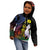 New Caledonia Kanaky Personalized Kid Hoodie Fleche Faitiere Mix Kagu