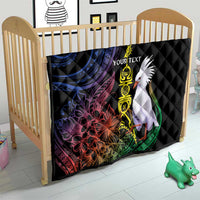 New Caledonia Kanaky Personalized Quilt Fleche Faitiere Mix Kagu