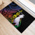 New Caledonia Kanaky Personalized Rubber Doormat Fleche Faitiere Mix Kagu